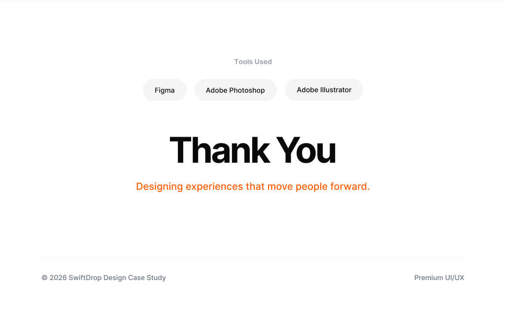 SwiftDrop Thank You